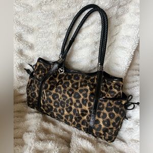 **SOLD** Authentic Brighton Leopard Print Shoulder Bag
